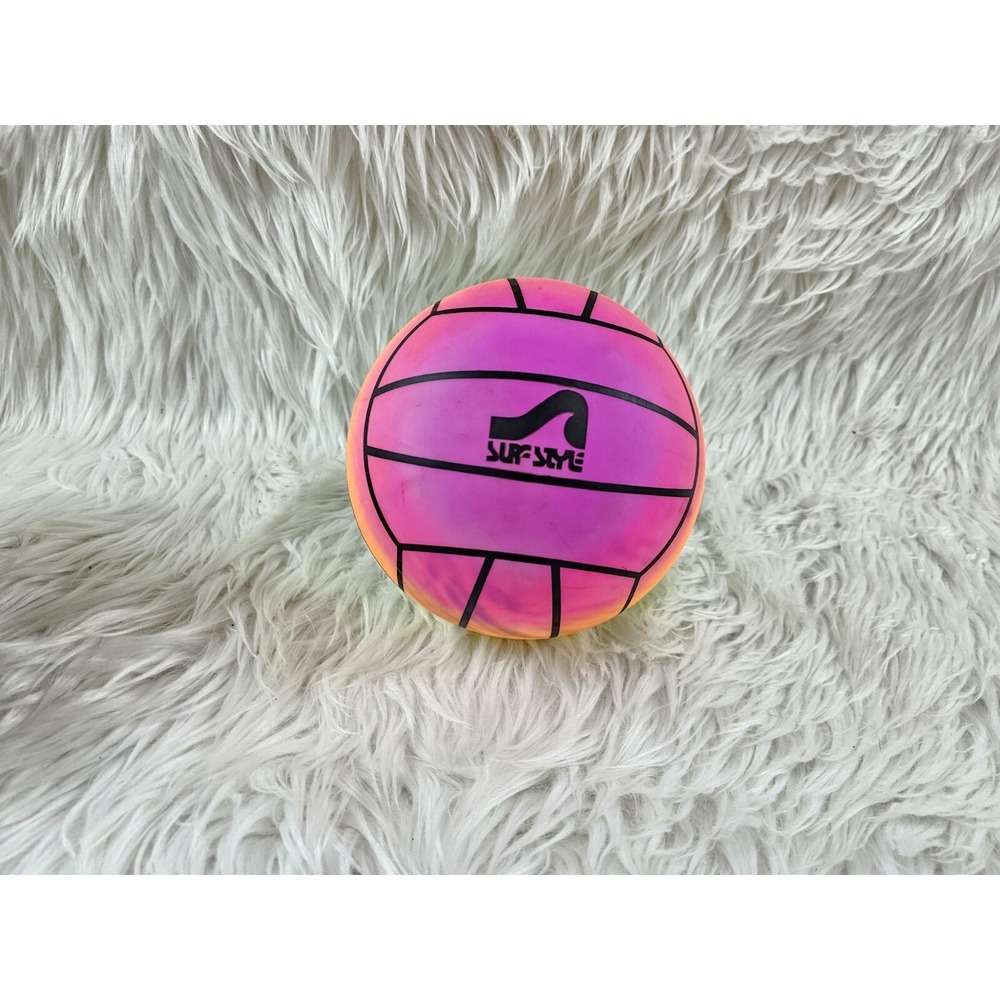 Super Rare Vintage Rainbow Colorful Surf Style BEACH VOLLEYBALL